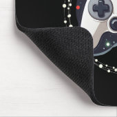 Game Controller Weihnachtsmannmütze Weihnachts Gam Mousepad (Ecke)