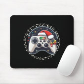 Game Controller Weihnachtsmannmütze Weihnachts Gam Mousepad (Mit Mouse)
