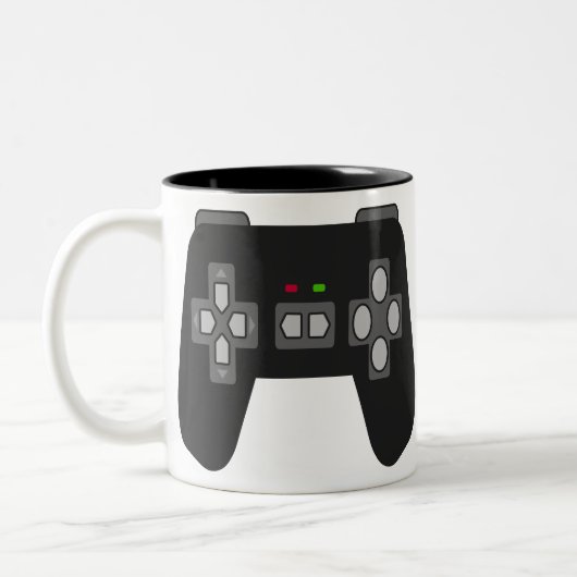 Game Controller Zweifarbige Tasse (Links)