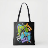 Game controllers Graffiti  Gaming Born To Play  Tasche (Vorderseite)