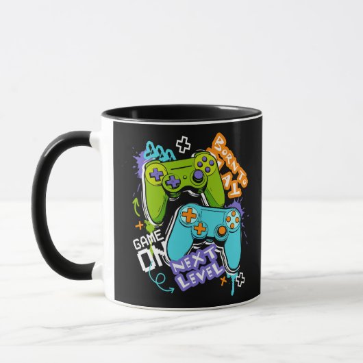 Game controllers Graffiti Gaming Born To Play Tasse (Links)