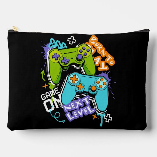 Game controllers Graffiti Gaming Born To Play Zubehörtasche (Vorderseite)