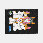 Game Corgi Video Game Graphic Gamer Meme Gaming Fleecedecke (Vorderseite (Horizontal))