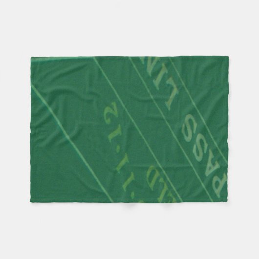 Game Craps Table Image Fleecedecke (Vorderseite (Horizontal))