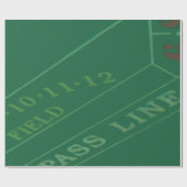 Game Craps Table Image Geschenkpapier (Flach)