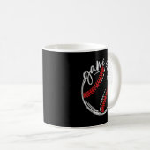 Game Day Baseball Baseball Life Softball Life For Kaffeetasse (VorderseiteRechts)