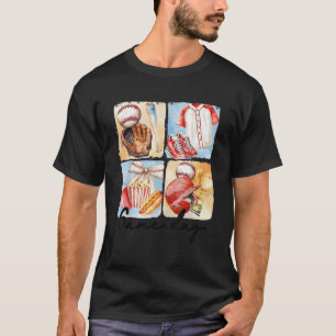 Game Day Baseball Coquette Bow Funny Dies ist die T-Shirt