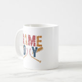 Game Day Baseball Graphic Kaffeetasse (Vorderseite Links)