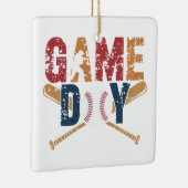 Game Day Baseball Graphic Keramikornament (Rechts)