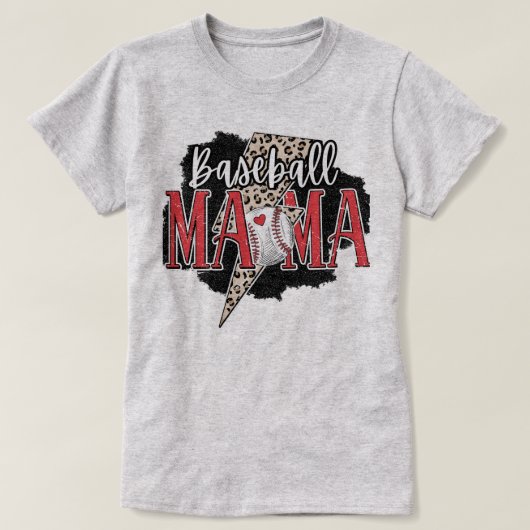 Game Day Baseball Mom Tee - Baseball Graphic Tee (Design vorne)