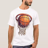 Game Day Basketball Drip T-Shirt (Vorderseite)