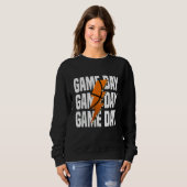 Game Day Basketball Leopard Lightning Sweatshirt (Vorne ganz)