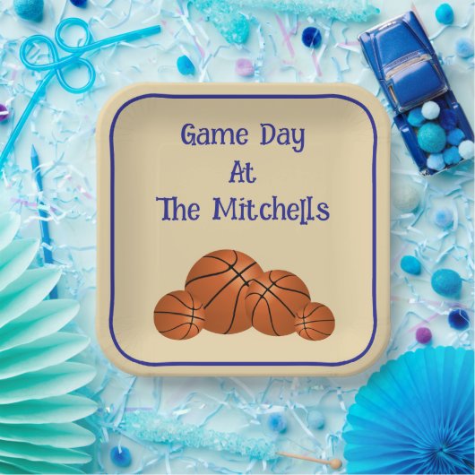 Game Day Basketball Watch Party Pappteller (Party)