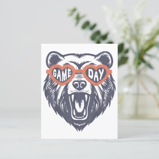 Game Day Bear (Stehend Vorderseite)