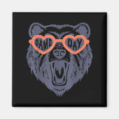 Game Day Bear  Magnet (Vorne)