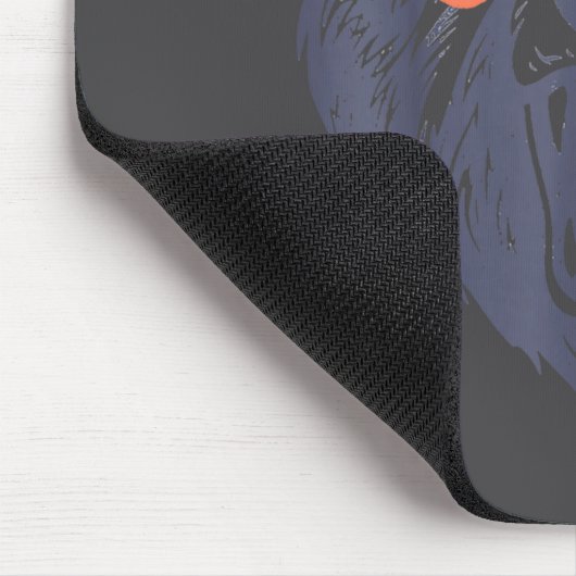 Game Day Bear  Mousepad (Ecke)