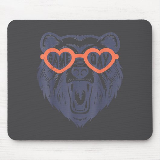 Game Day Bear  Mousepad (Vorne)
