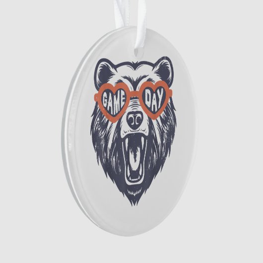 Game Day Bear Ornament (Vorderseite)