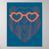 Game Day Bear  Poster (Vorne)