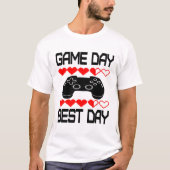 Game Day Best Day T - Shirt (Vorderseite)