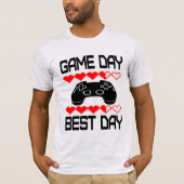 Game Day Best Day T - Shirt (Vorderseite)
