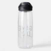 Game Day Bold Statement Design Trinkflasche (Rückseite)