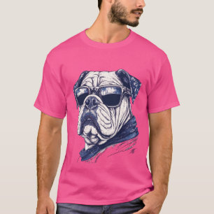 Game Day Bulldog - Design von Fierce und Loyal Mas T-Shirt