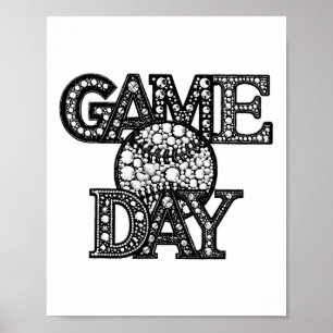 Game Day Bysebyl Kristall Bysebyl Player Sport Poster