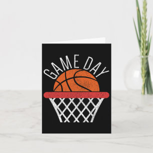 Game Day Bysketbyll Lover Bysketbyll Player Spaß v Karte