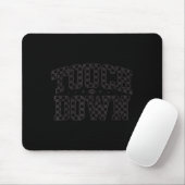 Game Day Checked Touchdown Season Preppy America Mousepad (Mit Mouse)