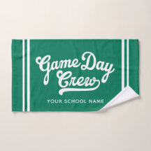 Game Day Crew Benutzerdefiniertes Sporthandtuch, T