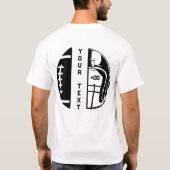 Game Day Customizable Football Shirt (Rückseite)