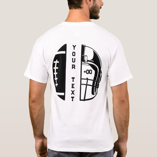 Game Day Customizable Football Shirt (Rückseite)