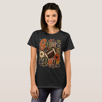 Game Day Damen Herbst Football T-Shirt