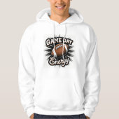 Game Day Energy Football Hoodie (Vorderseite)