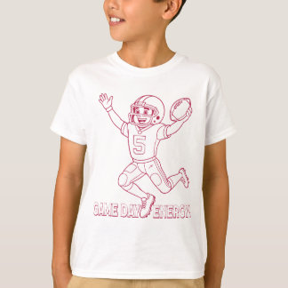 Game Day Energy! Fußball-Spieler Kids-T - Shirt