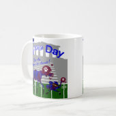 Game Day Football Coffee Tasse (Vorderseite Links)