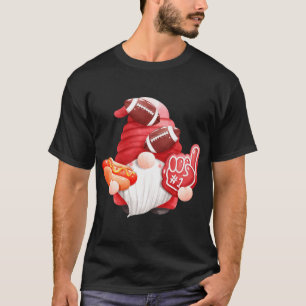 Game Day Football Gnome Mama Vater Schiedsrichter T-Shirt