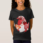 Game Day Football Gnome Mama Vater Schiedsrichter  T-Shirt (Vorderseite)