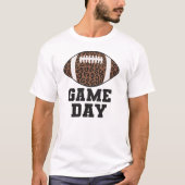 Game Day Football Niedlich Game Day Shirt (Vorderseite)