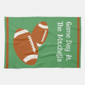 Game Day Football PERSONALISIEREN Geschirrtuch (Horizontal)