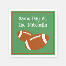 Game Day Football PERSONALISIEREN Serviette
