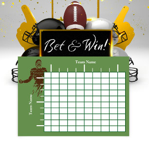 Game Day Football Player Fotodruck