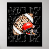 Game Day Football Poster (Vorne)