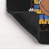 Game Day Football Season Football Mama Girl Blue G Mousepad (Ecke)