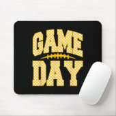 Game Day Football Season Football Mama Girl Blue G Mousepad (Mit Mouse)