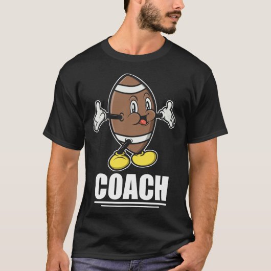 Game Day Football Season Team Sport Practice Coach T-Shirt (Vorderseite)