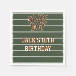 Game Day Football  Serviette