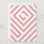 Game Day Girl Soccer Pink Bow Einladung (Rückseite)