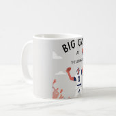 "Game Day Glory: Super Bowl Bash 2025" Kaffeetasse (Vorderseite Links)
